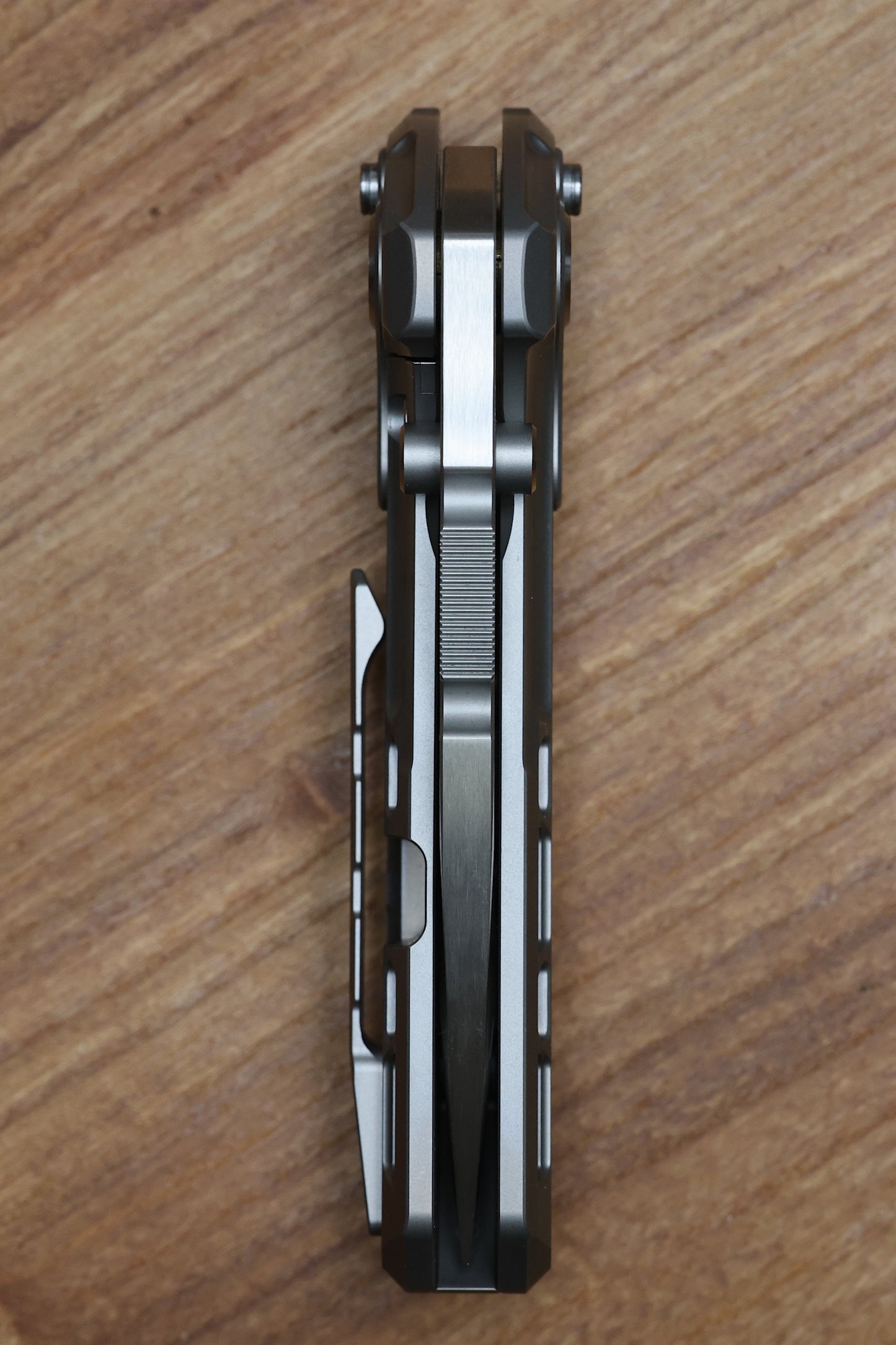 REATE KNIVES TERMINATOR-TX228 TI-BEAD BLAST HANDLE M390 BELT SATIN BLADE