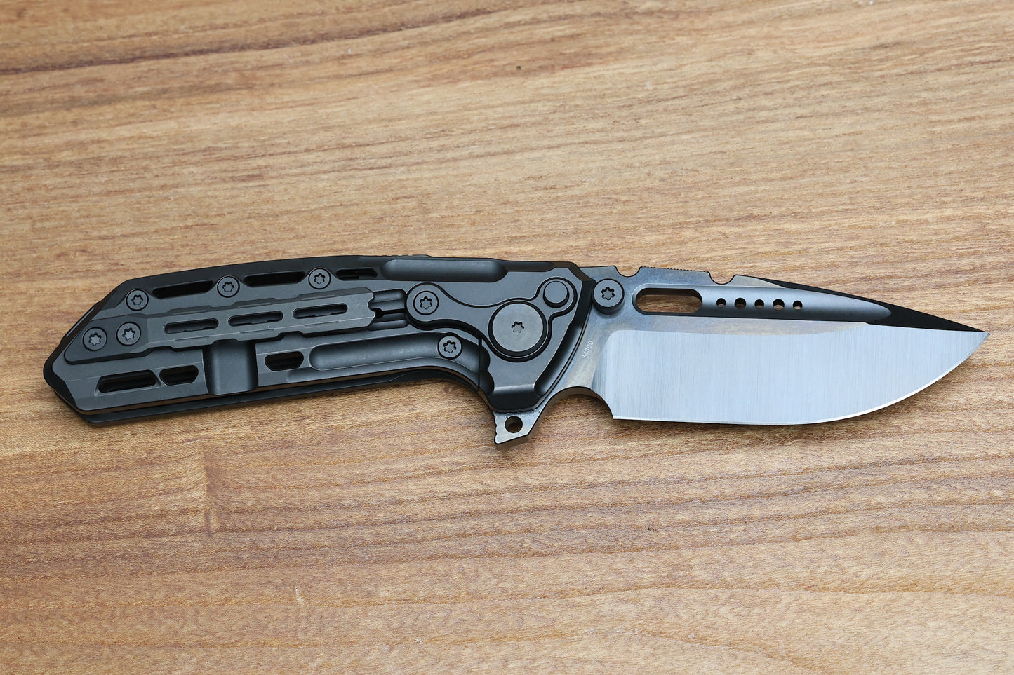 REATE KNIVES TERMINATOR-TX228 TI-BLACK DLC HANDLE M390 BLACK DLC BLADE