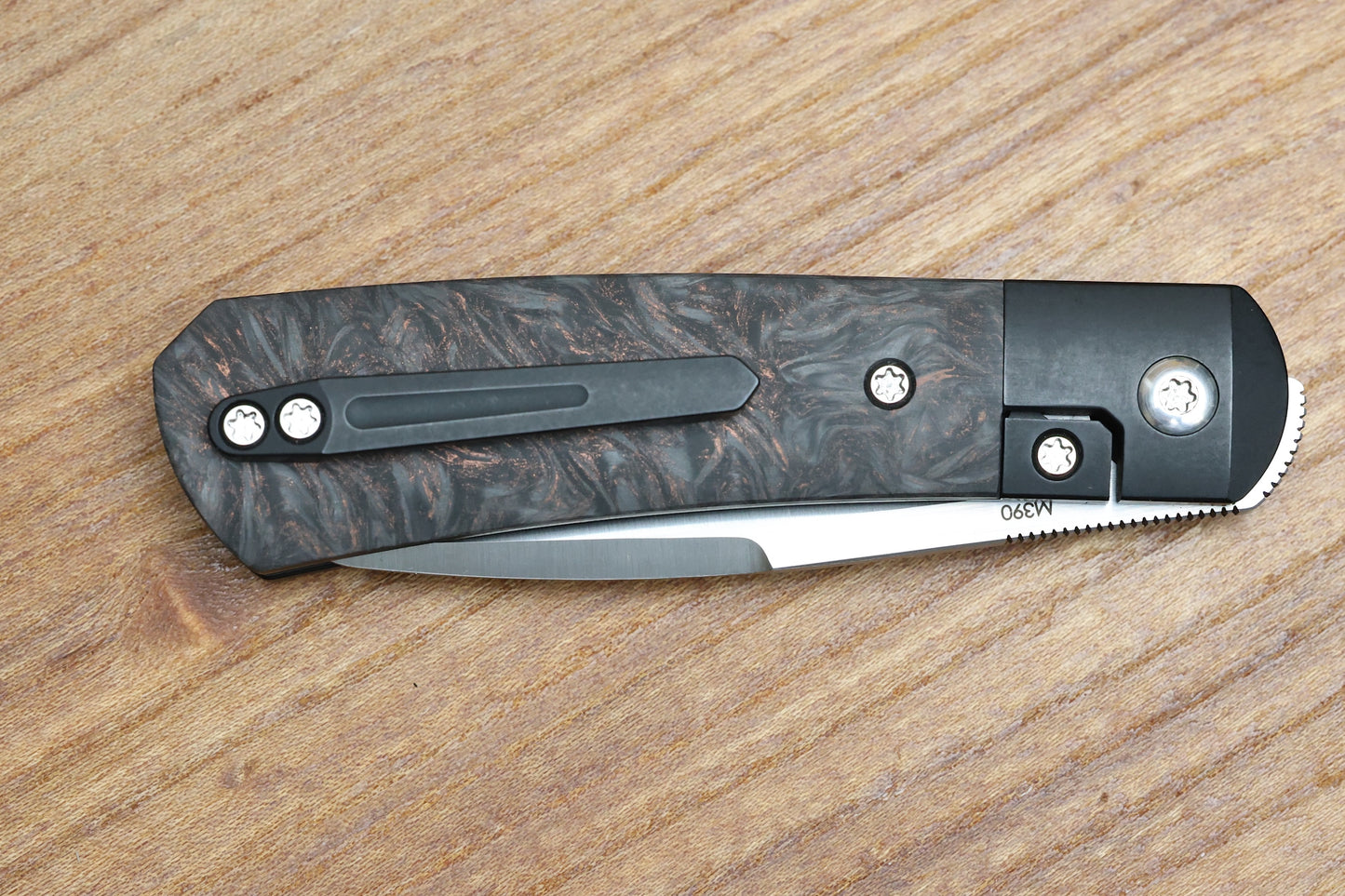 PENA X SERIES APACHE- DARK MATTER COPPER FAT CARBON PVD M390 BLADE