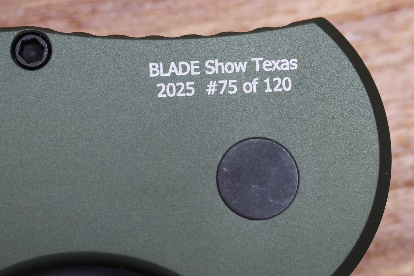 PRO-TECH TR-3 INTEGRITY MANUAL GREEN ALUMINUM HANDLES W/ DLC S35 2025 BLADE TX INT.1