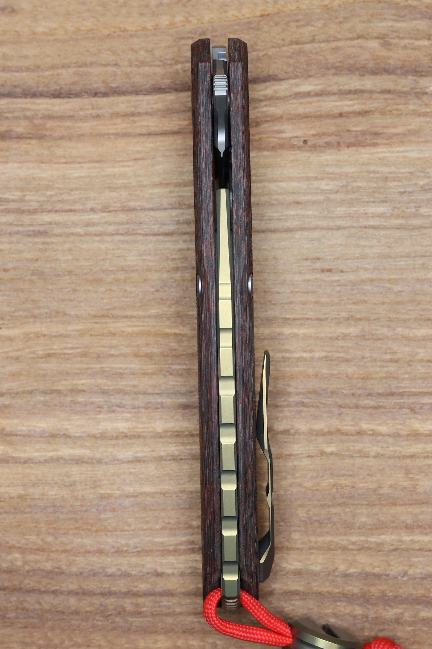 SHIROGOROV 111 IGNIS - SPECIAL EDITION - "PHOENIX WING" TECHNOCARBO HANDLE - M390 BLADE - MRBS