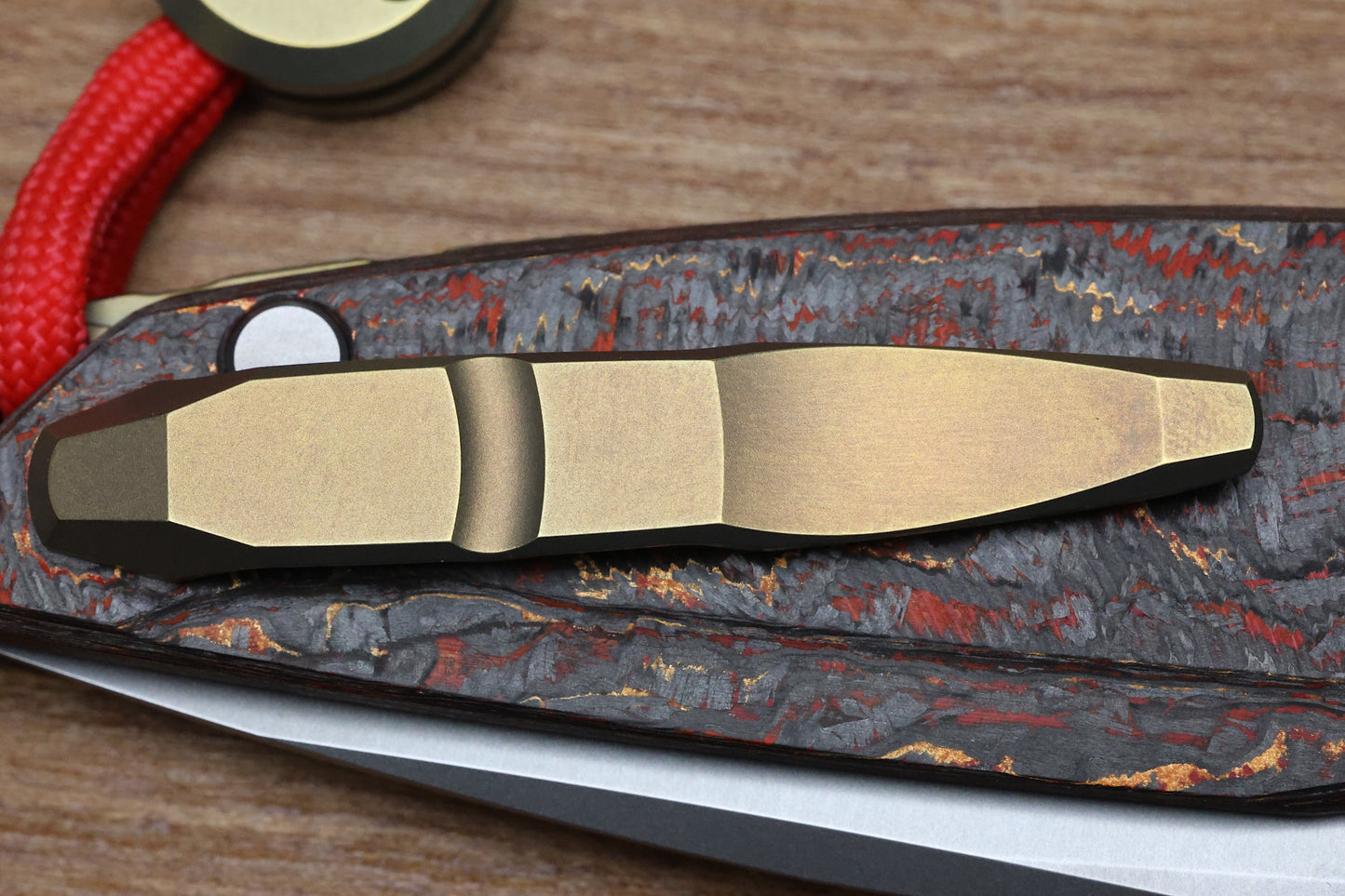 SHIROGOROV 111 IGNIS - SPECIAL EDITION - "PHOENIX WING" TECHNOCARBO HANDLE - M390 BLADE - MRBS