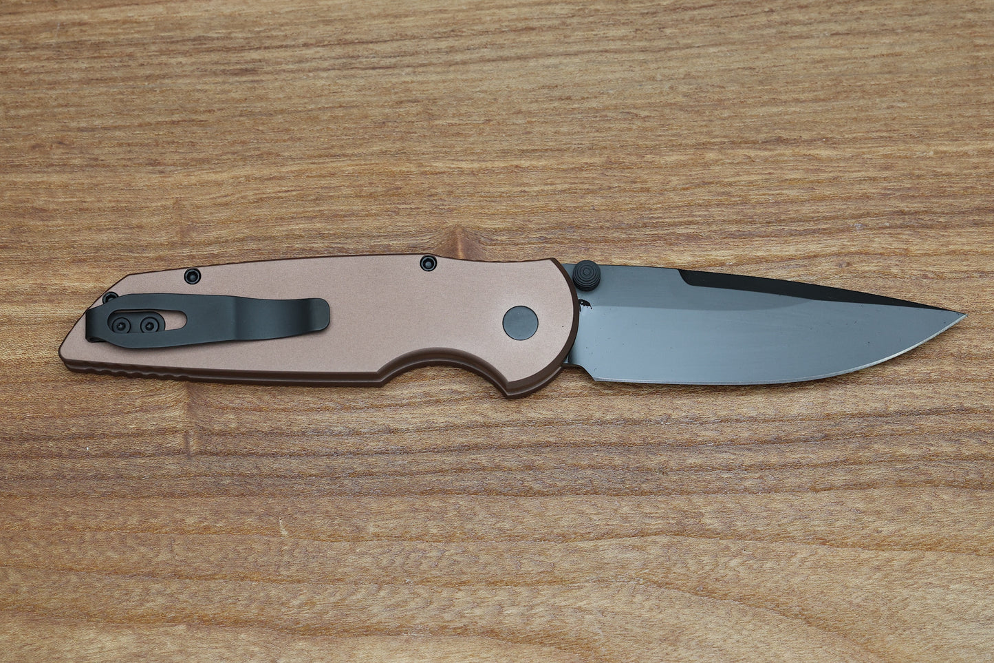 PRO-TECH TR-3 INTEGRITY - INT103-FDE - SMOOTH FLAT DARK EARTH ALUMINUM HANDLE - DLC BLACK S35VN BLADE