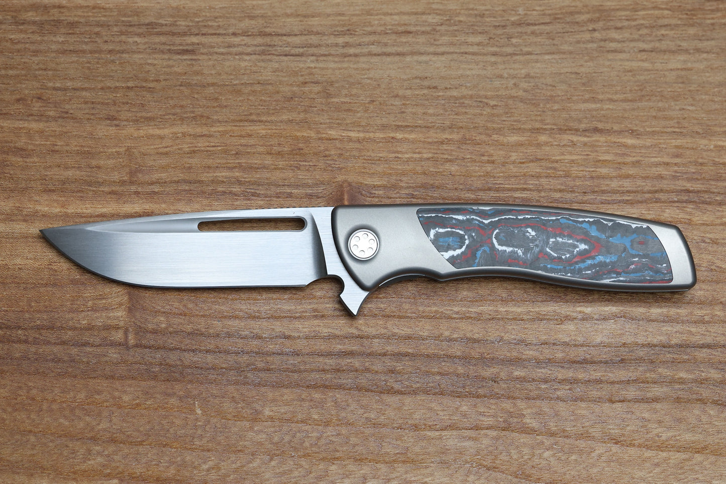 SHARPBYDESIGN MINI EVO-TYPHOON - NEBULA FAT CARBON- DROP POINT M390
