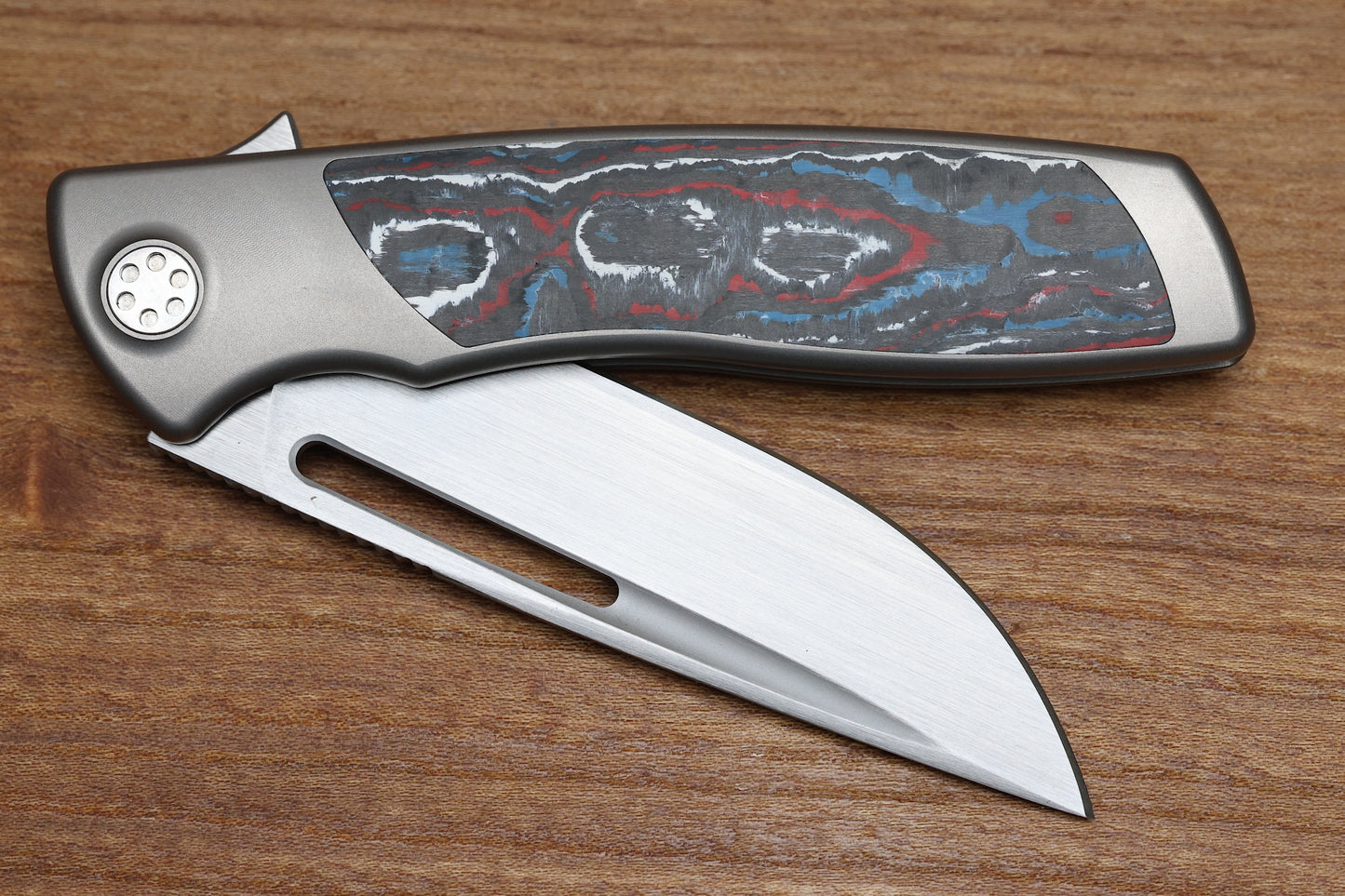 SHARPBYDESIGN MINI EVO-TYPHOON - NEBULA FAT CARBON- DROP POINT M390
