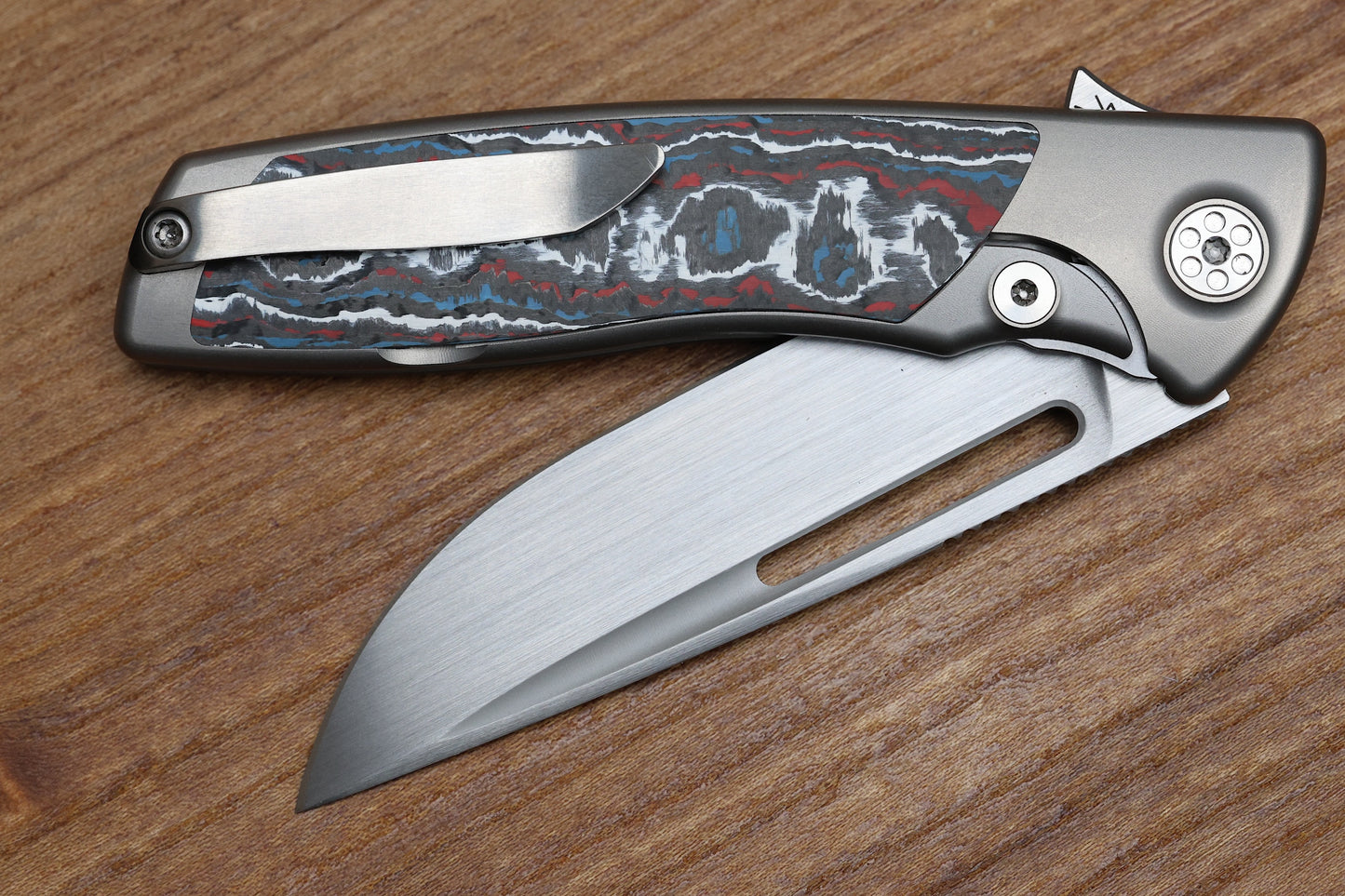 SHARPBYDESIGN MINI EVO-TYPHOON - NEBULA FAT CARBON- DROP POINT M390