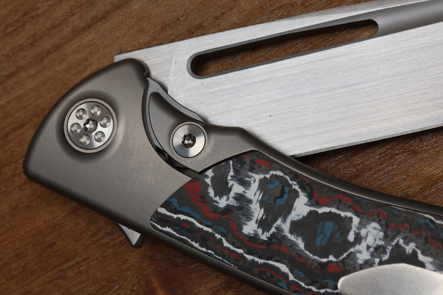 SHARPBYDESIGN MINI EVO-TYPHOON - NEBULA FAT CARBON- DROP POINT M390
