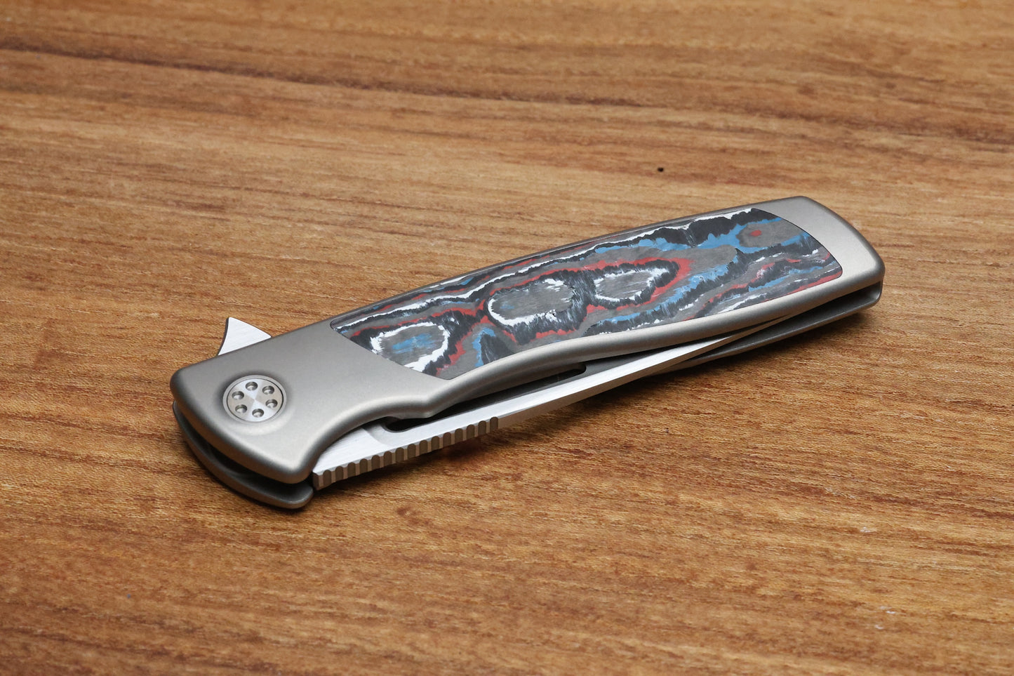 SHARPBYDESIGN MINI EVO-TYPHOON - NEBULA FAT CARBON- DROP POINT M390