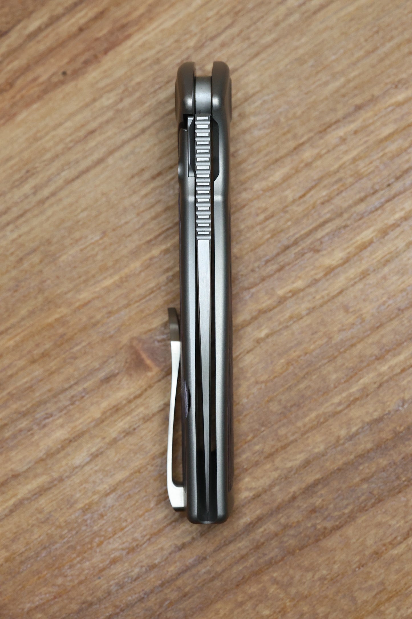 SHARPBYDESIGN MINI EVO-TYPHOON - PURPLE HAZE CARBON- DROP POINT M390
