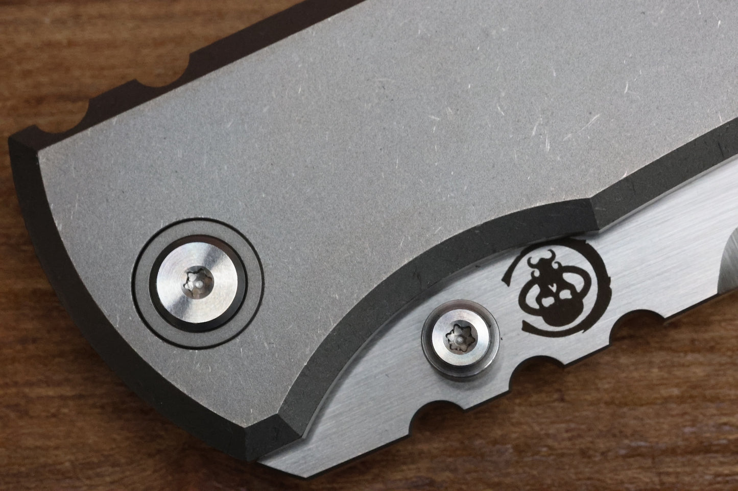 CHAVES KNIVES REDENCION 229 INTEGRAL FRAME LOCK FOLDING KNIFE TITANIUM 3.75" M390 TANTO BELT SATIN