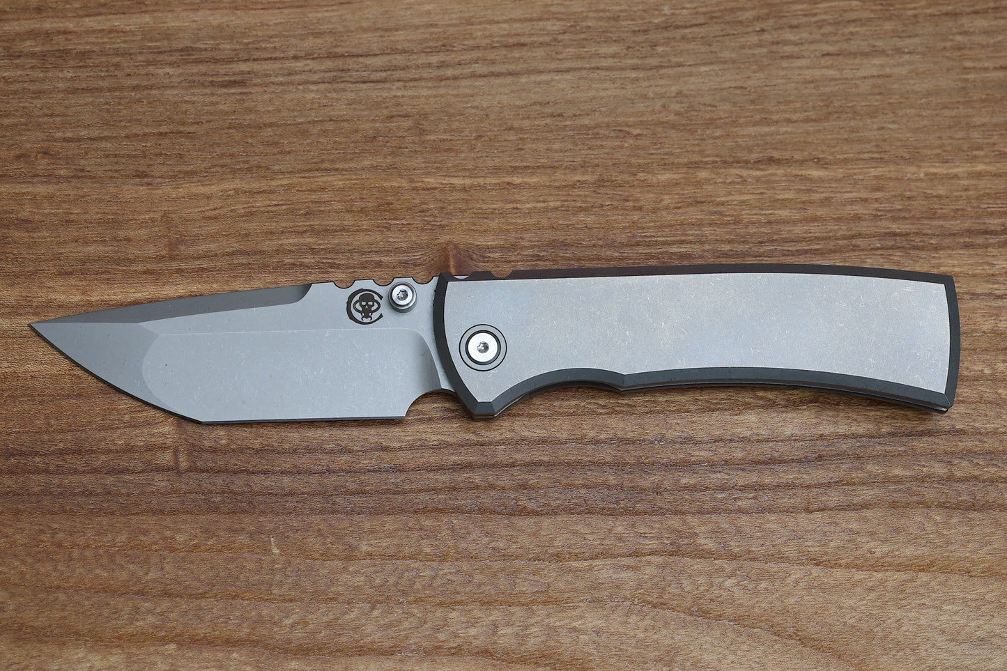 CHAVES KNIVES REDENCION 229 INTEGRAL FRAME LOCK TITANIUM 3.75" M390 TANTO STONEWASH