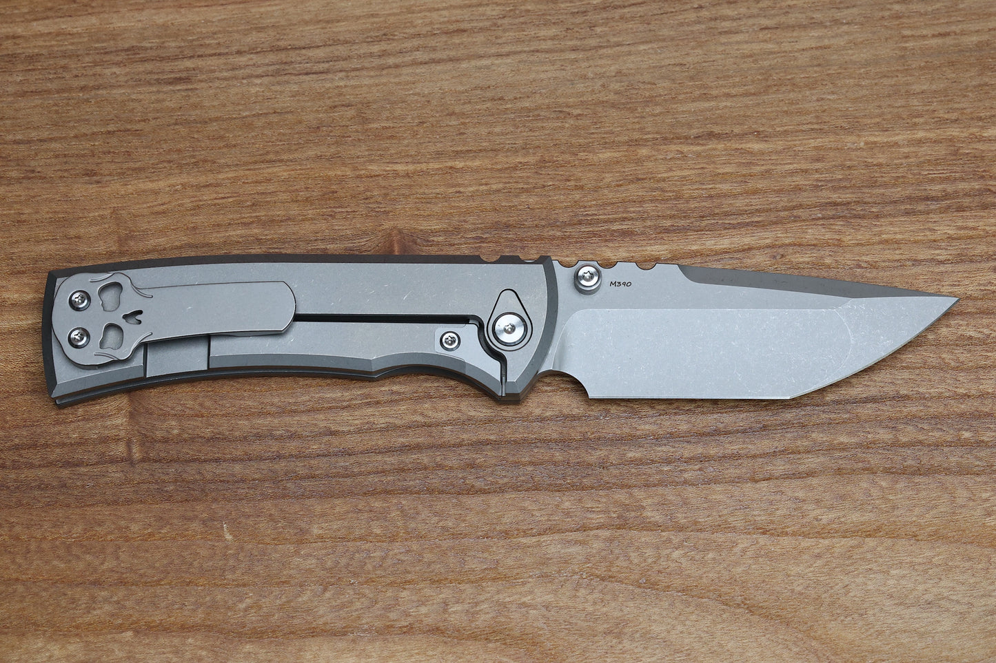 CHAVES KNIVES REDENCION 229 INTEGRAL FRAME LOCK TITANIUM 3.75" M390 TANTO STONEWASH