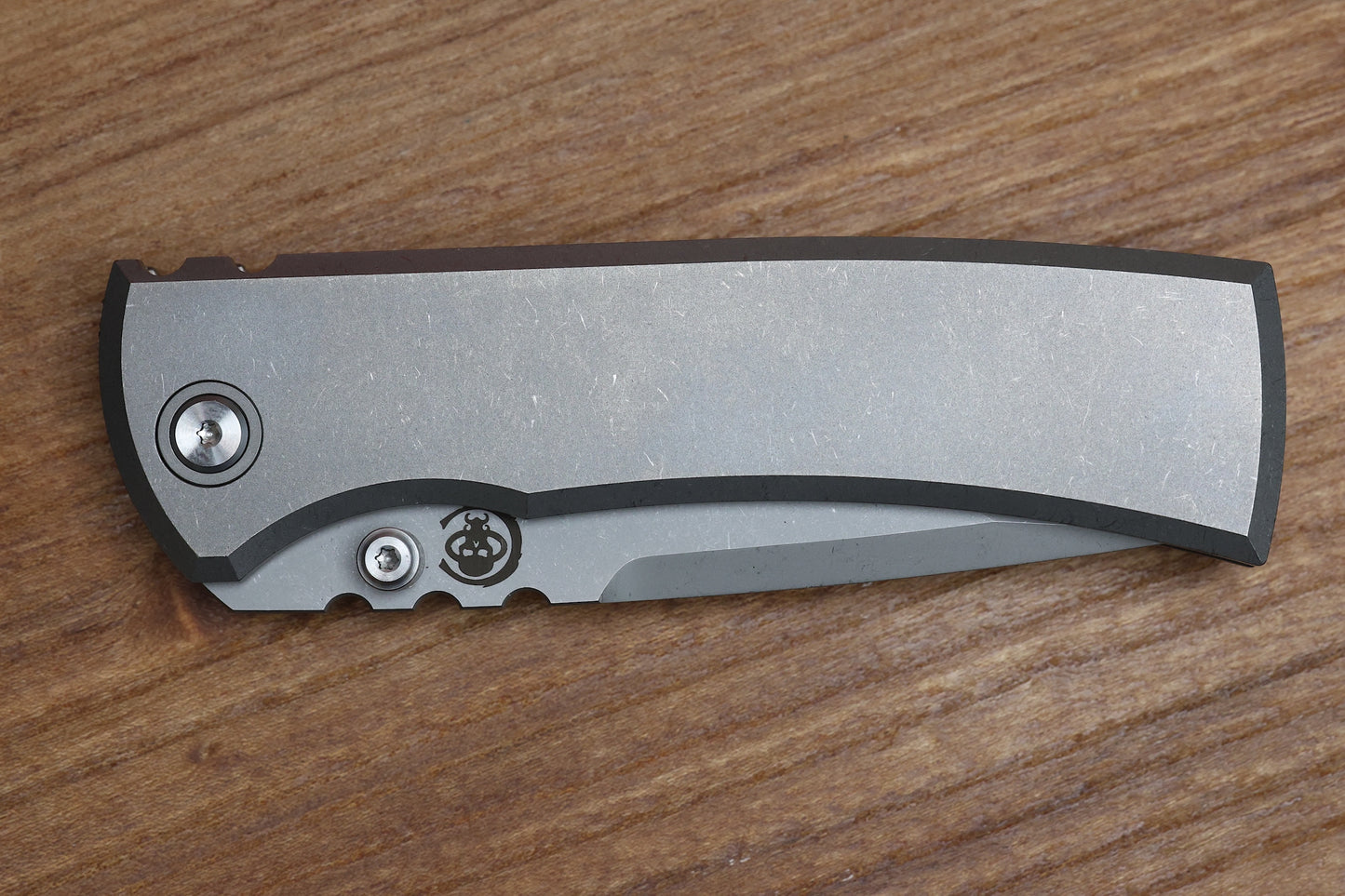 CHAVES KNIVES REDENCION 229 INTEGRAL FRAME LOCK TITANIUM 3.75" M390 TANTO STONEWASH