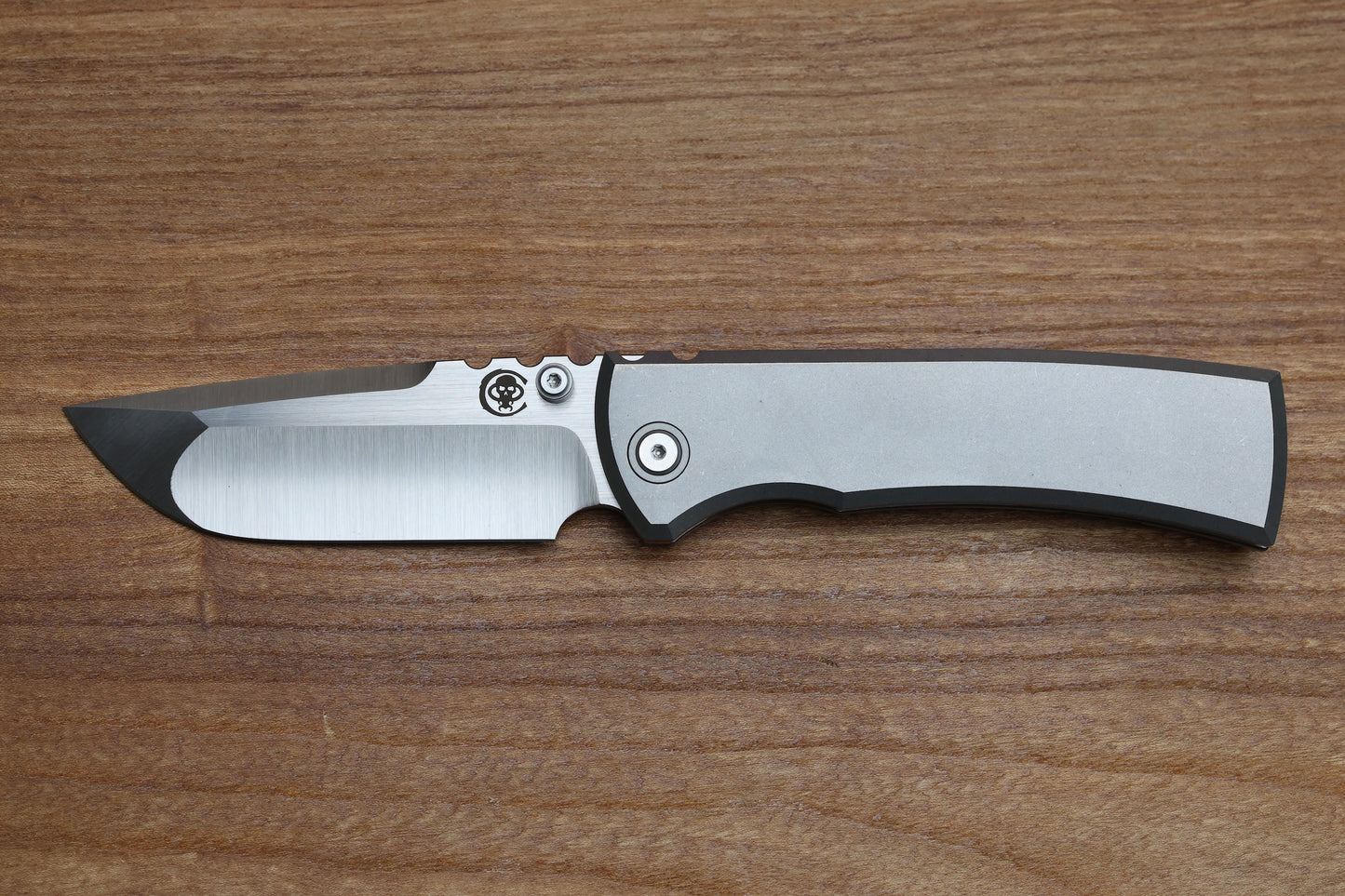 CHAVES KNIVES REDENCION 229 INTEGRAL FOLDING KNIFE TITANIUM 3.75" M390 DROP POINT BELT SATIN