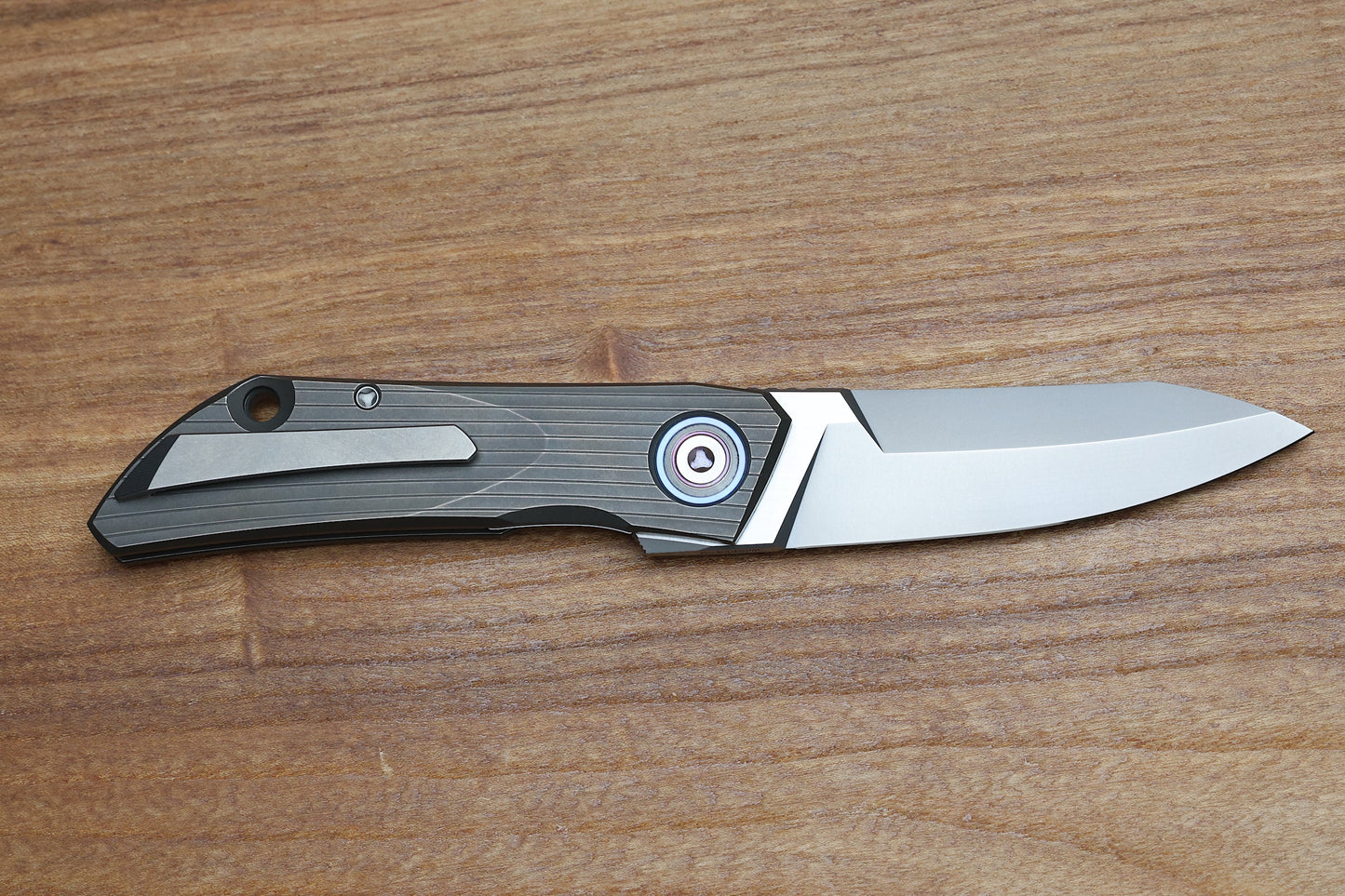 SHIROGOROV "LIMITED EDITION" SINKEVICH DESIGN FAT STRIP - MAGNACUT BLADE - TITANIUM HANDLE - MRBS