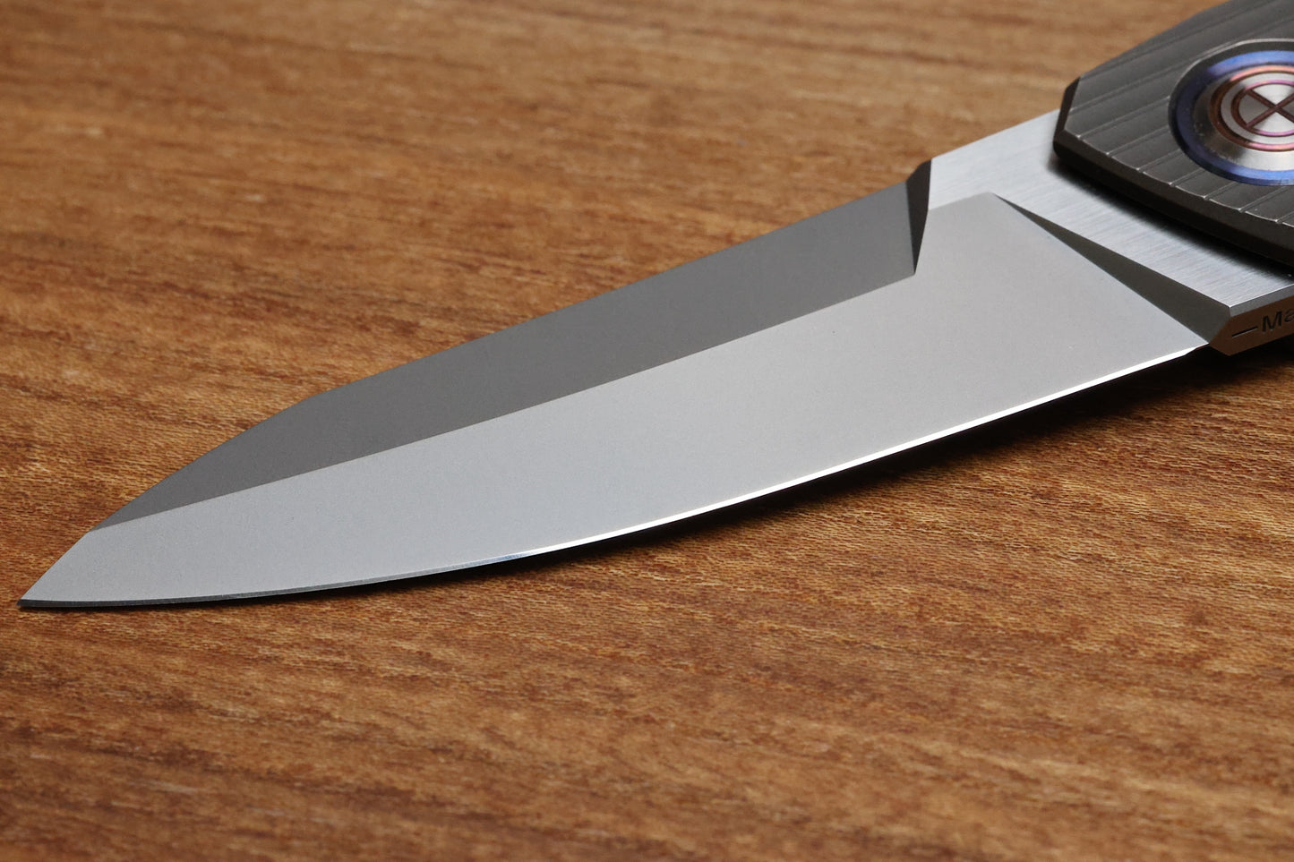 SHIROGOROV "LIMITED EDITION" SINKEVICH DESIGN FAT STRIP - MAGNACUT BLADE - TITANIUM HANDLE - MRBS
