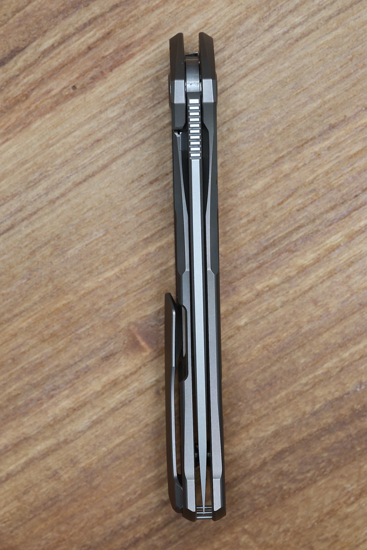 SHIROGOROV KNIVES / ALEXEY KONYGIN QUANTUM “CYBONIC PLAGUE” – CROMAX PM BLADE - SATIN/BRONZE – MRBS