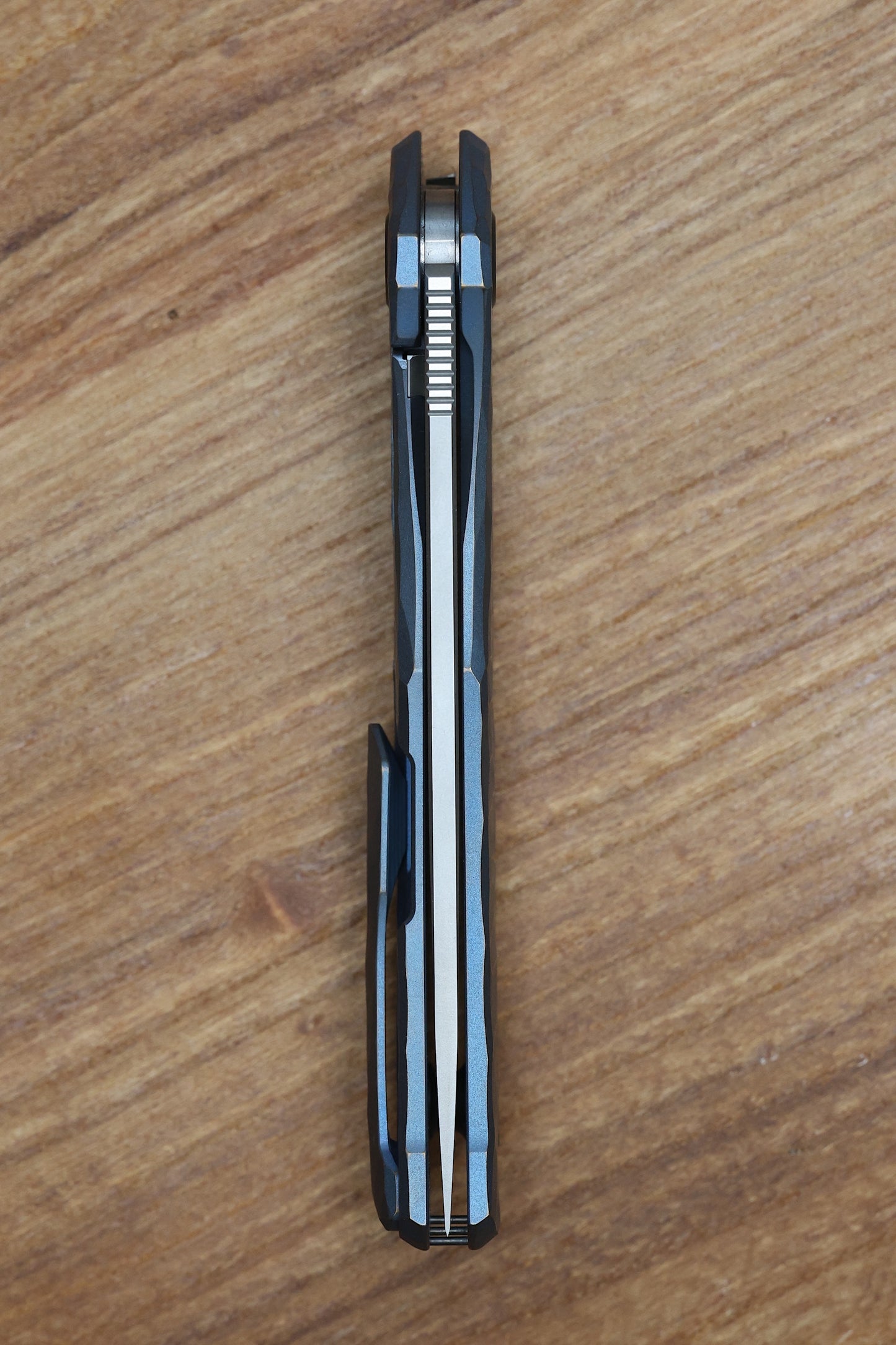 SHIROGOROV KNIVES / RIP KNIVES QUANTUM “BLUE MACHINE” – CROMAX PM BLADE – MRBS