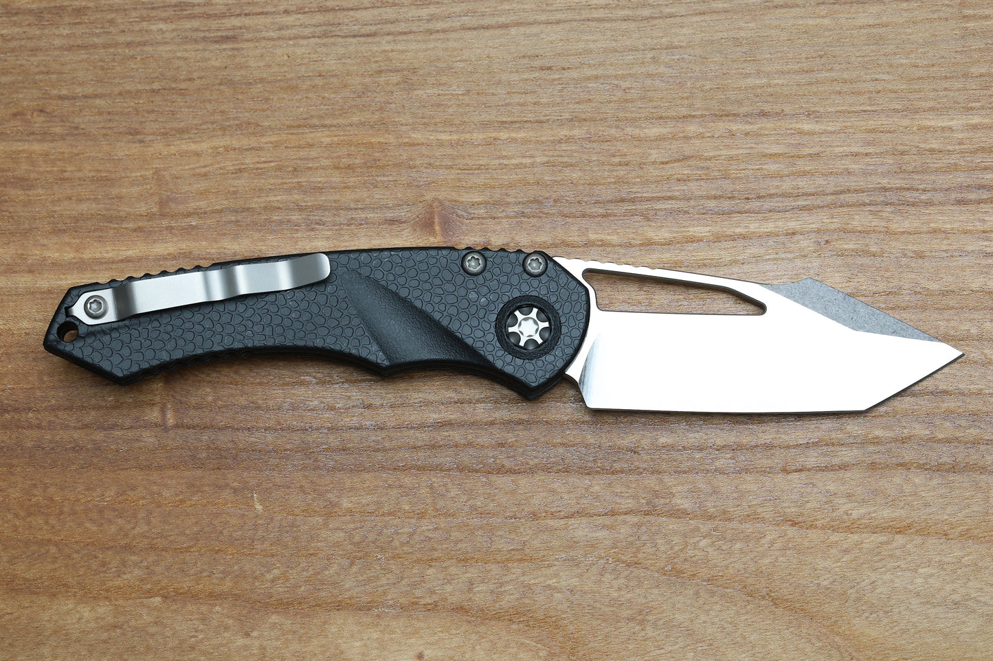 HERETIC KNIVES MINI PARIAH MANUAL BUTTON LOCK FOLDING KNIFE 3.3" MAGNACUT STONEWASH TANTO H053-2A