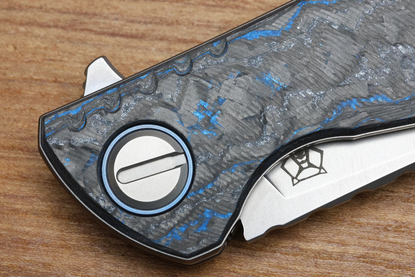SHIROGOROV F3 FB - SPECIAL EDITION - 2025 - "GLACIER" TECHNOCARBO HANDLE - MAGNACUT BLADE - MRBS