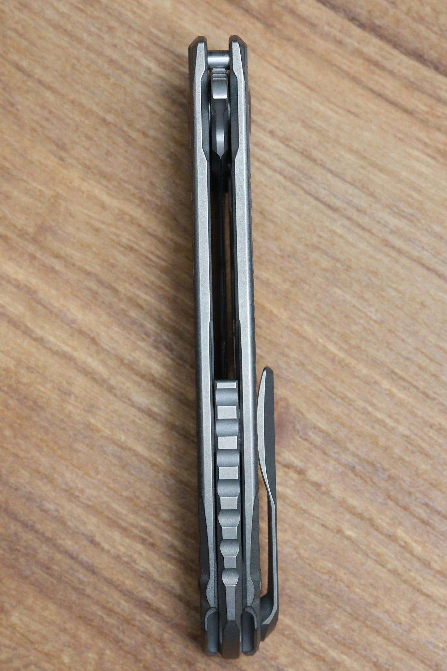 SHIROGOROV F95 BEAR PATTERN - TITANIUM HANDLE - M390 BLADE - MRBS
