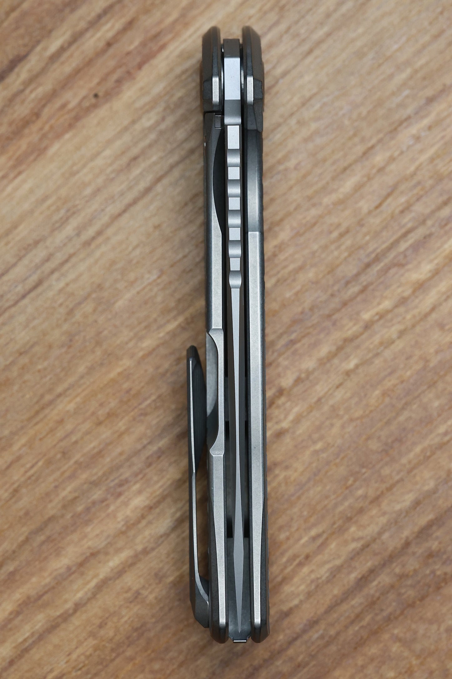 SHIROGOROV F95 BEAR PATTERN - TITANIUM HANDLE - M390 BLADE - MRBS