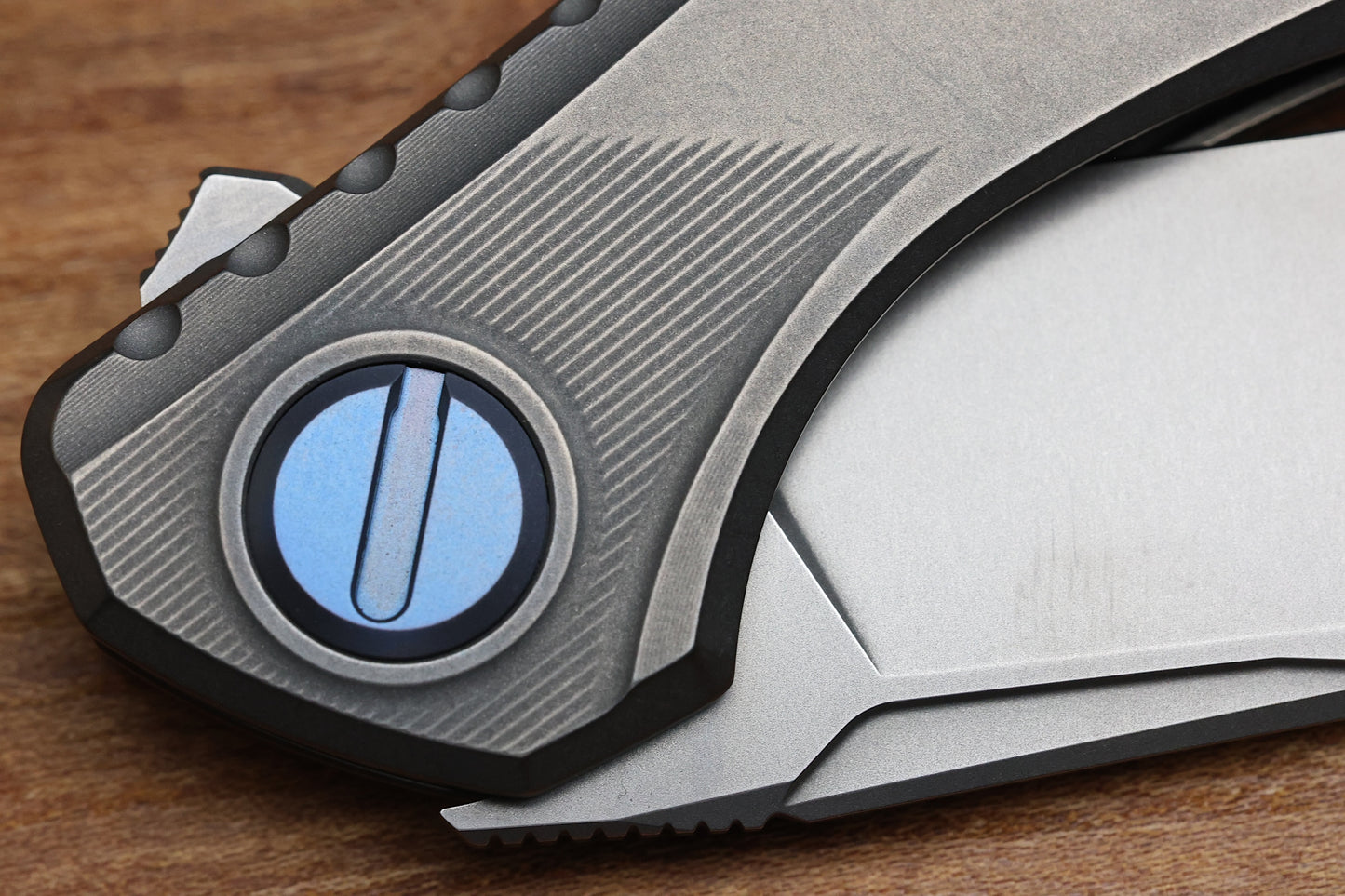 SHIROGOROV ASTRUM W/ BLUE ACCENTS - M390 BLADE - MRBS