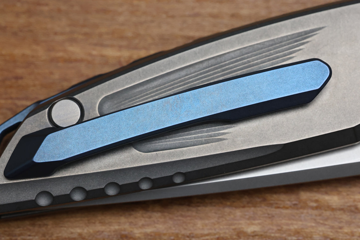 SHIROGOROV ASTRUM W/ BLUE ACCENTS - M390 BLADE - MRBS