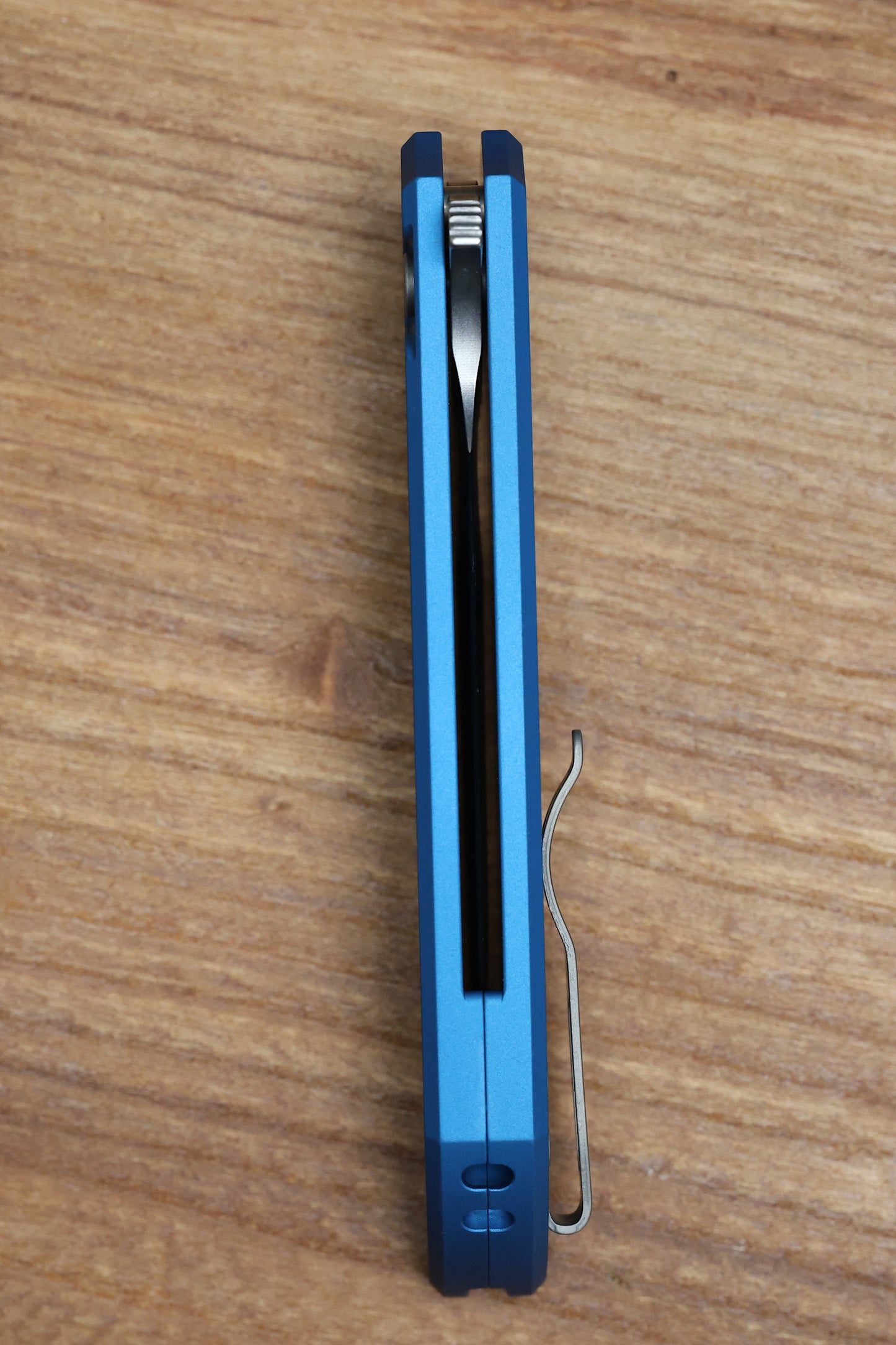 MORDAX - BLUE "GRIDLOCK" TEXTURED HANDLE - STONEWASH MAGNACUT BLADE - MX105-BLUE-GRIDLOCK