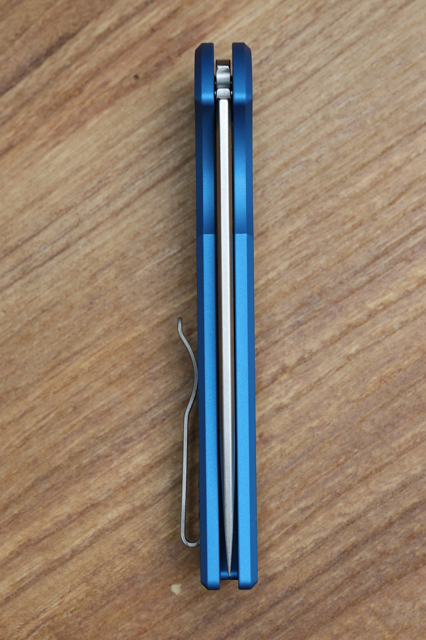 MORDAX - BLUE "GRIDLOCK" TEXTURED HANDLE - STONEWASH MAGNACUT BLADE - MX105-BLUE-GRIDLOCK