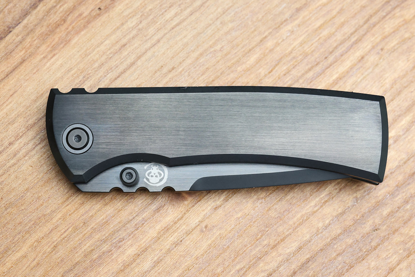 CHAVES KNIVES REDENCION 229 INTEGRAL PVD FRAME LOCK TITANIUM KNIFE 3.75" SATIN PVD M390 DROP POINT