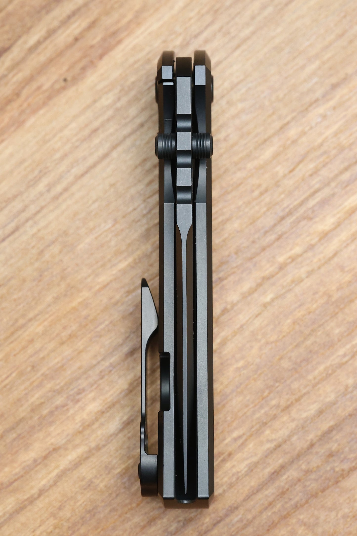 CHAVES KNIVES REDENCION 229 INTEGRAL PVD FRAME LOCK TITANIUM KNIFE 3.75" SATIN PVD M390 DROP POINT