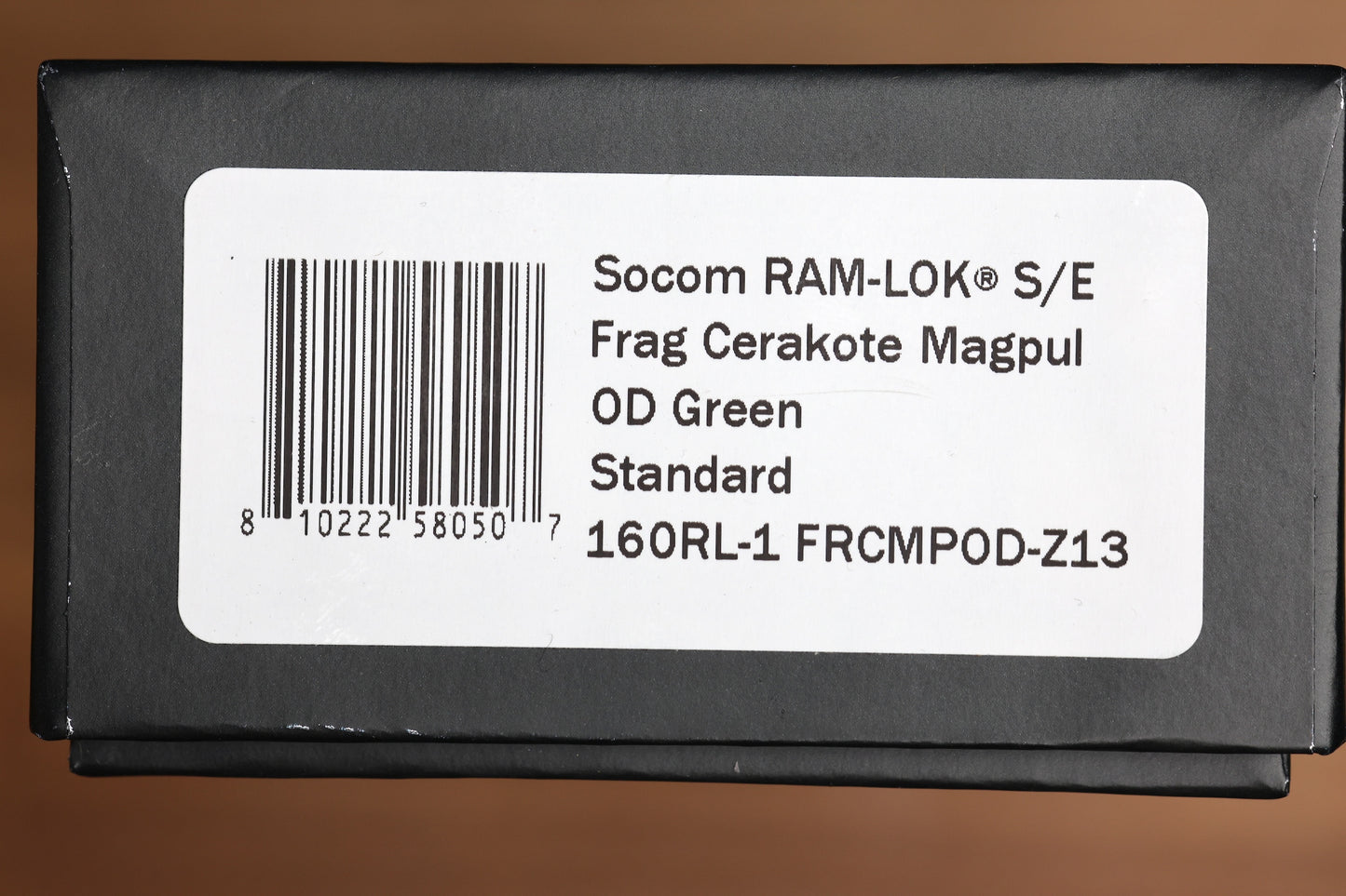 MICROTECH SOCOM RAM-LOK W/ MAGPUL OD GREEN ALUMINUM FRAG HANDLES & S/E M390MK 160RL-1FRCMPOD-Z13