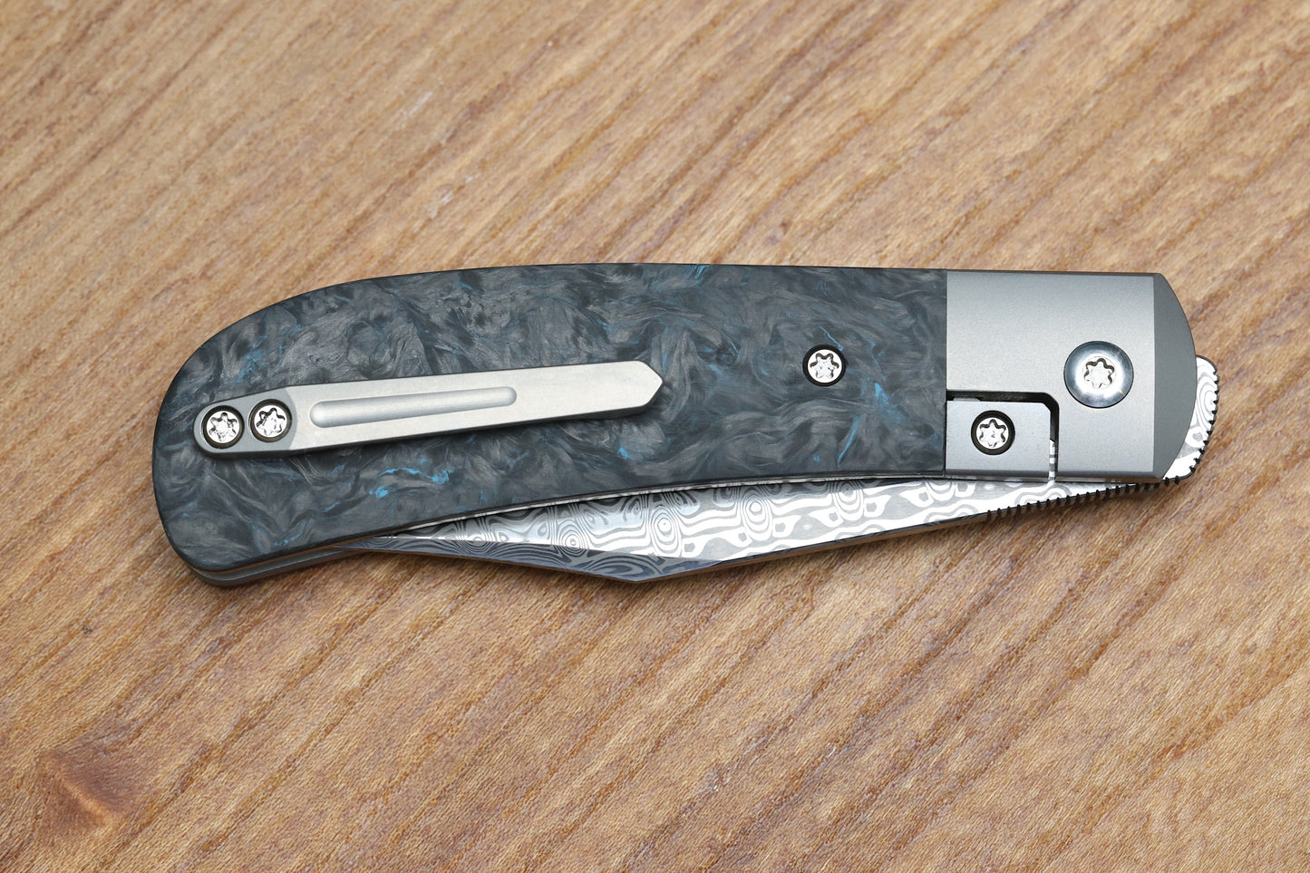 PENA X SERIES LANNY - BLUE DARK MATTER FAT CARBON DAMASTEEL