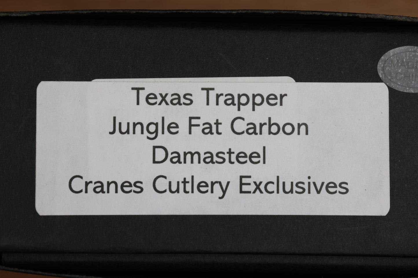 PENA X SERIES TEXAS TRAPPER- JUNGLE FAT CARBON DAMASTEEL