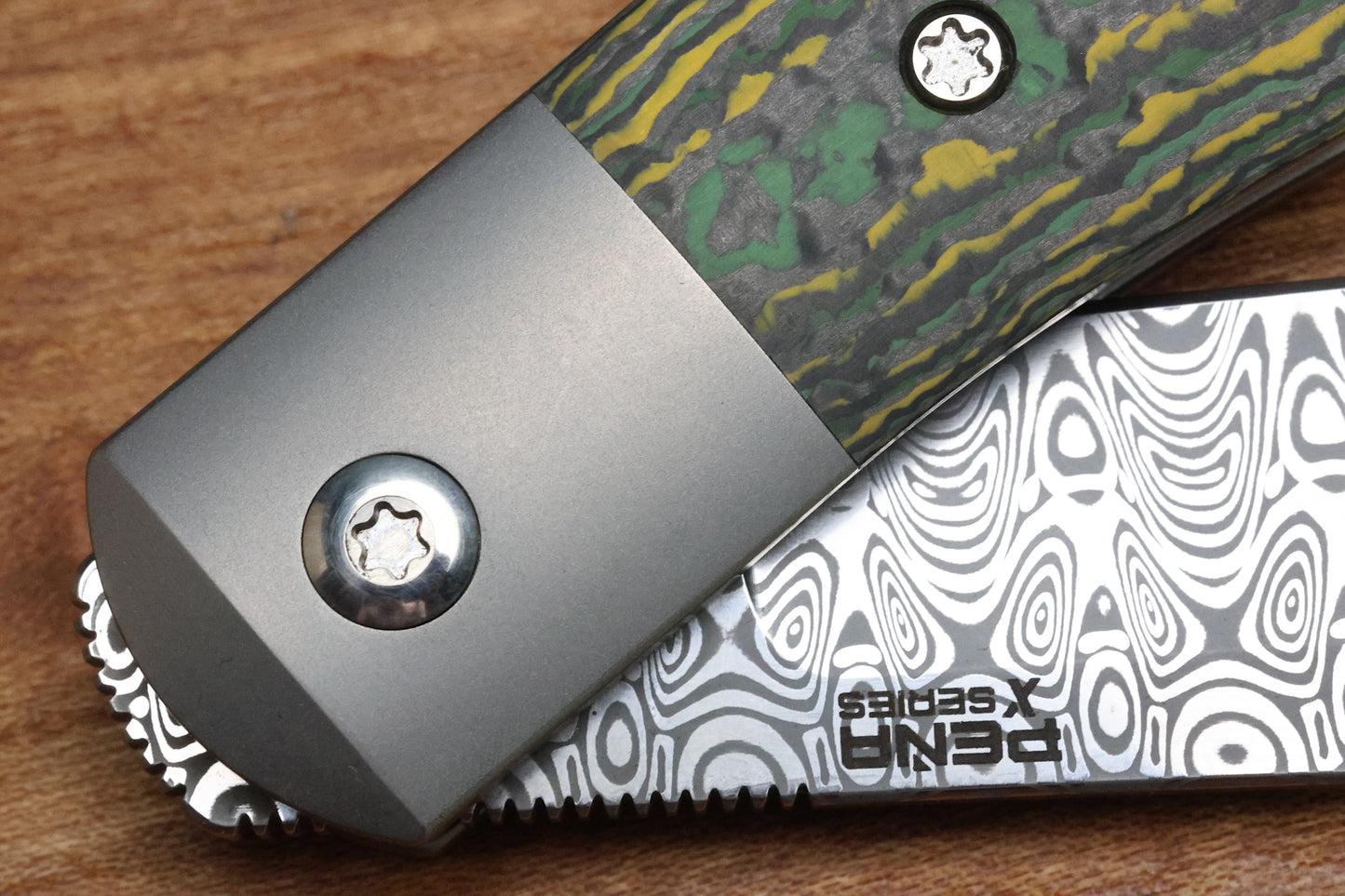PENA X SERIES TEXAS TRAPPER- JUNGLE FAT CARBON DAMASTEEL
