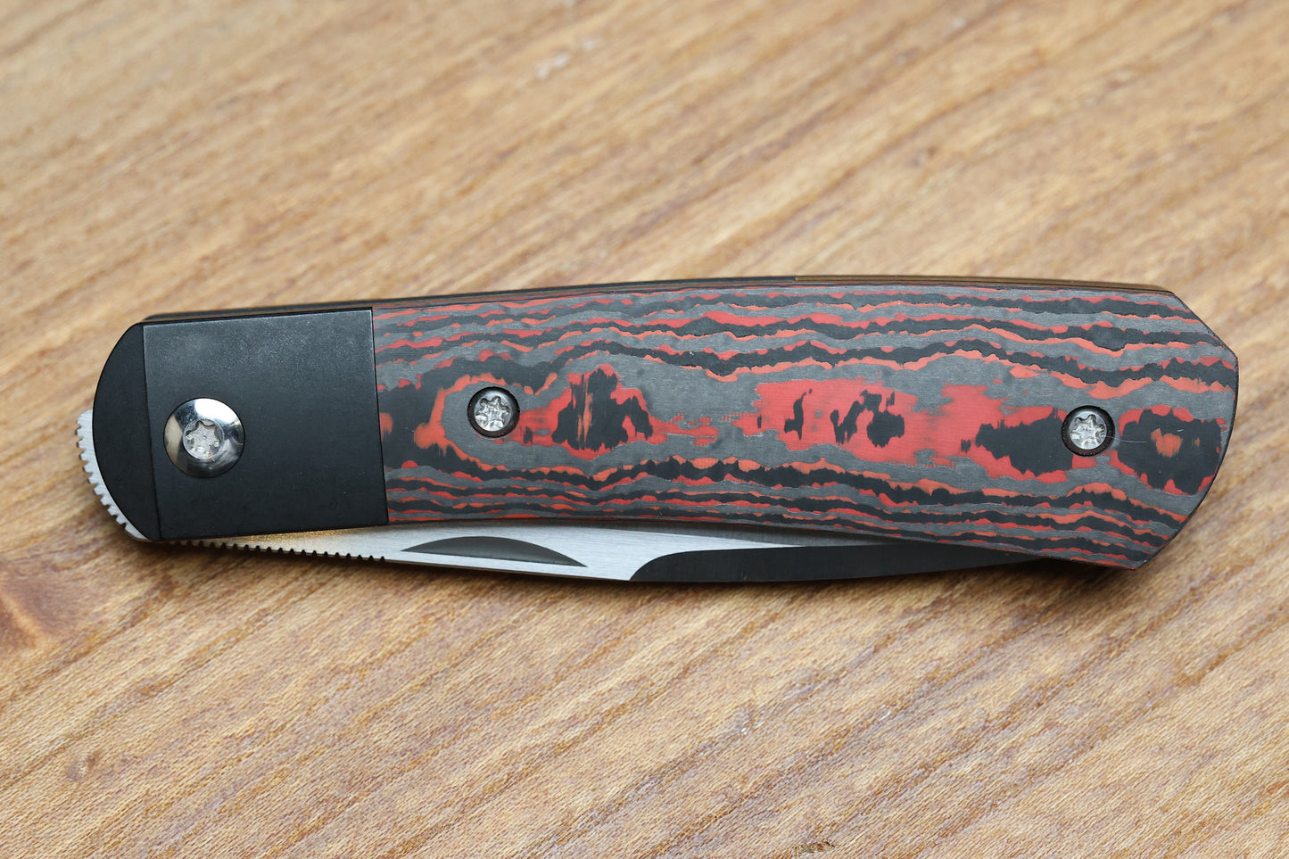 PENA X SERIES APACHE- RED FAT CARBON PVD M390 BLADE