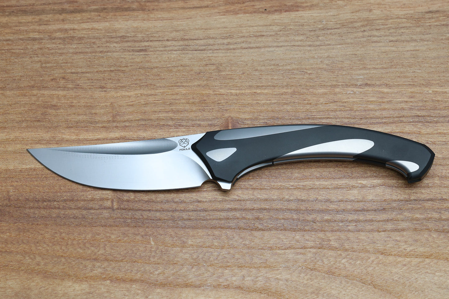 POIKILO BLADE ORCA STANDARD W/ TITANIUM HANDLES & PEARLESCENT STONEWASH M398