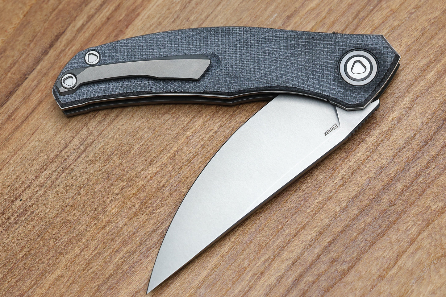 SHIROGOROV URSUS Q95- BLACK MICARTA HANDLE - ELMAX BLADE - MRBS