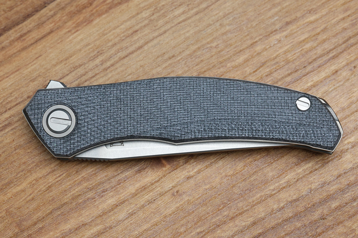 SHIROGOROV URSUS Q95- BLACK MICARTA HANDLE - ELMAX BLADE - MRBS