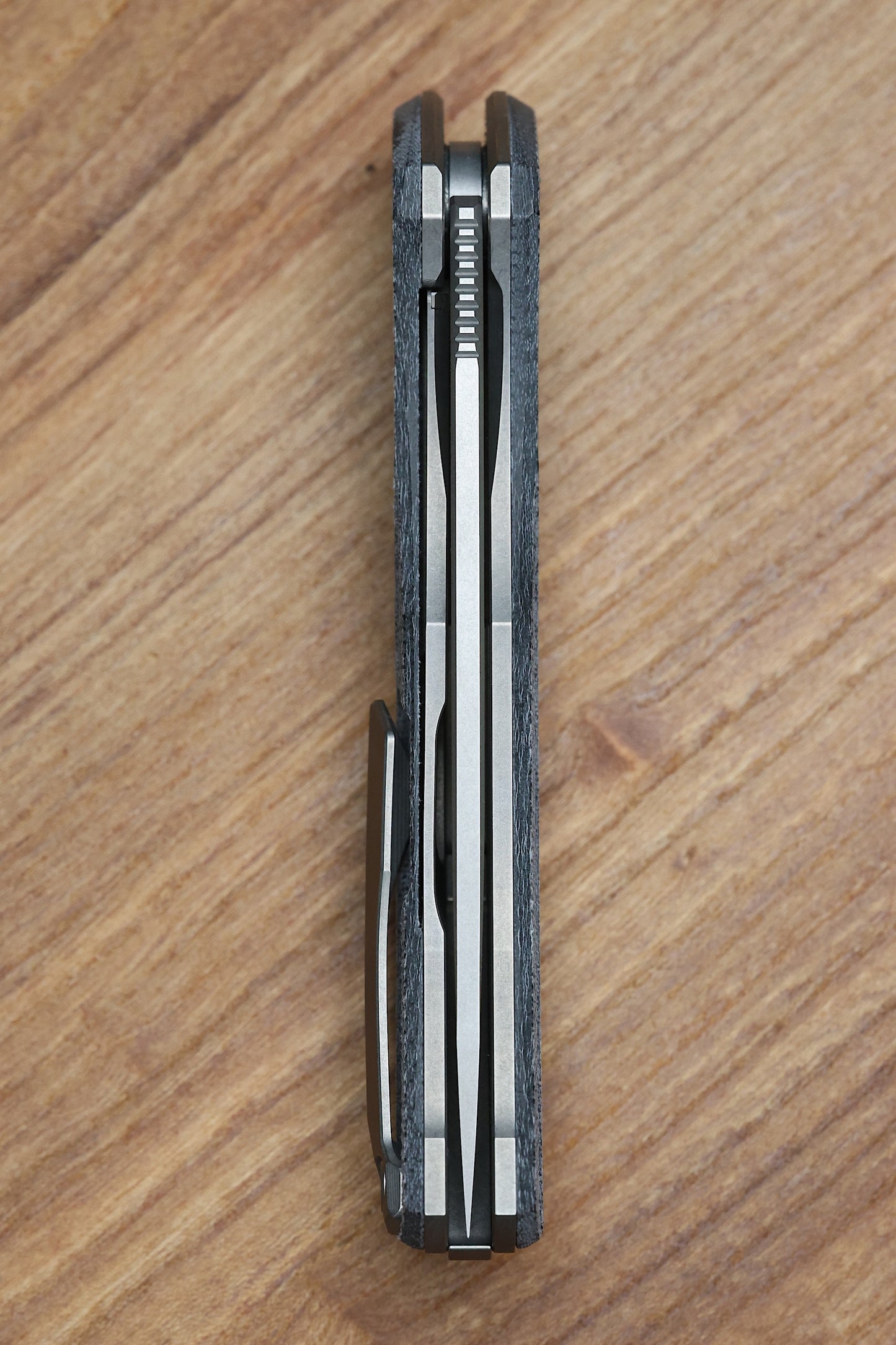 SHIROGOROV URSUS Q95- BLACK MICARTA HANDLE - ELMAX BLADE - MRBS