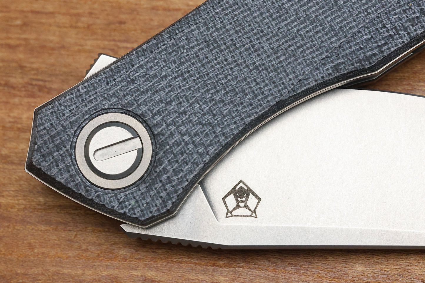 SHIROGOROV URSUS Q95- BLACK MICARTA HANDLE - ELMAX BLADE - MRBS