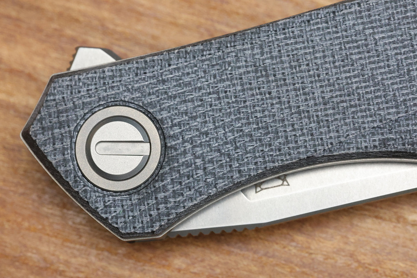 SHIROGOROV URSUS Q95- BLACK MICARTA HANDLE - ELMAX BLADE - MRBS