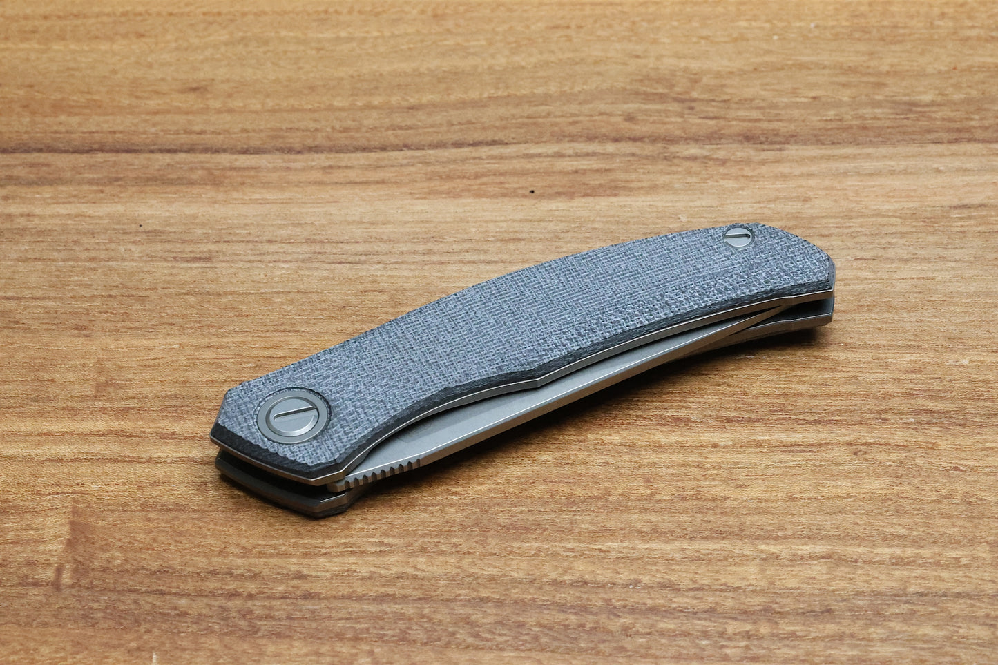 SHIROGOROV URSUS Q95- BLACK MICARTA HANDLE - ELMAX BLADE - MRBS