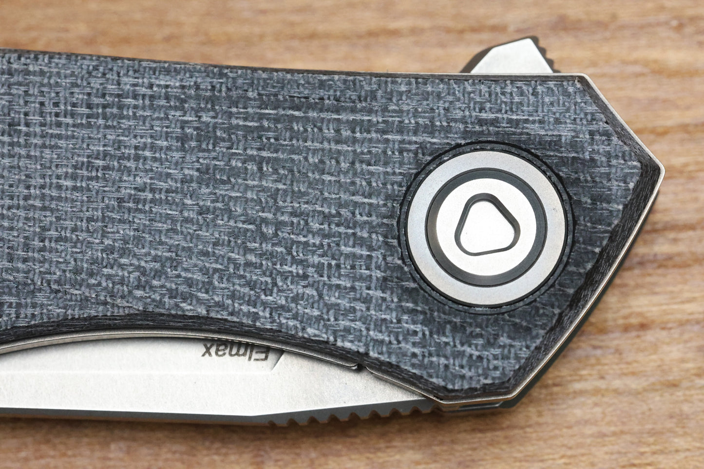 SHIROGOROV URSUS Q95- BLACK MICARTA HANDLE - ELMAX BLADE - MRBS