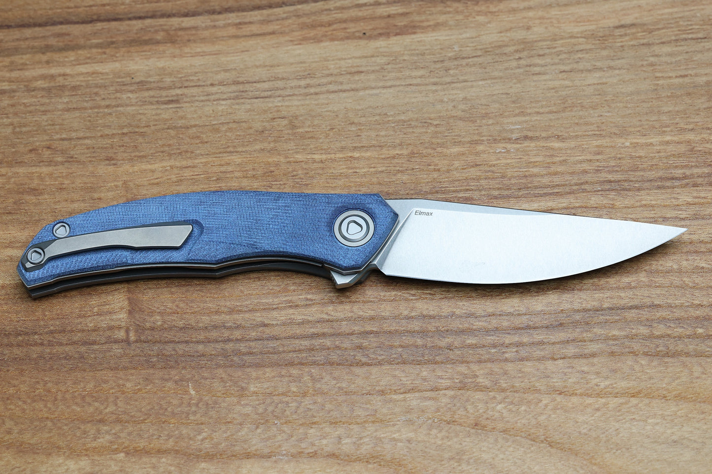 SHIROGOROV URSUS Q95 - BLUE MICARTA HANDLE - ELMAX BLADE - MRBS