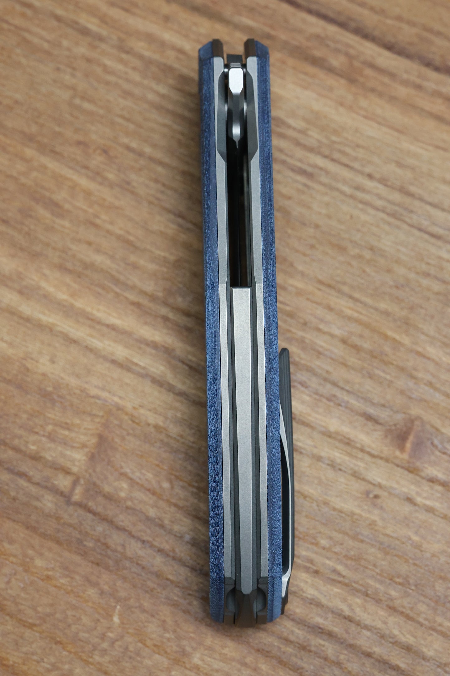 SHIROGOROV URSUS Q95 - BLUE MICARTA HANDLE - ELMAX BLADE - MRBS