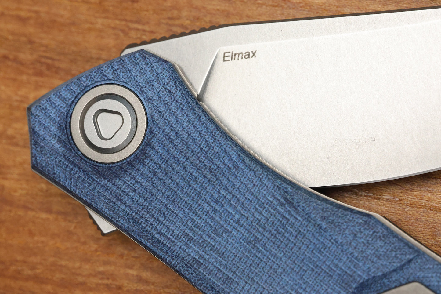 SHIROGOROV URSUS Q95 - BLUE MICARTA HANDLE - ELMAX BLADE - MRBS