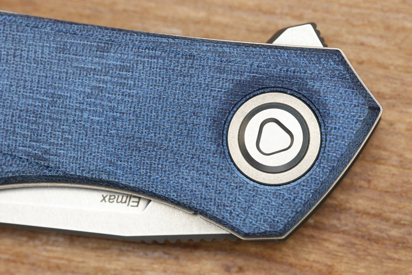 SHIROGOROV URSUS Q95 - BLUE MICARTA HANDLE - ELMAX BLADE - MRBS