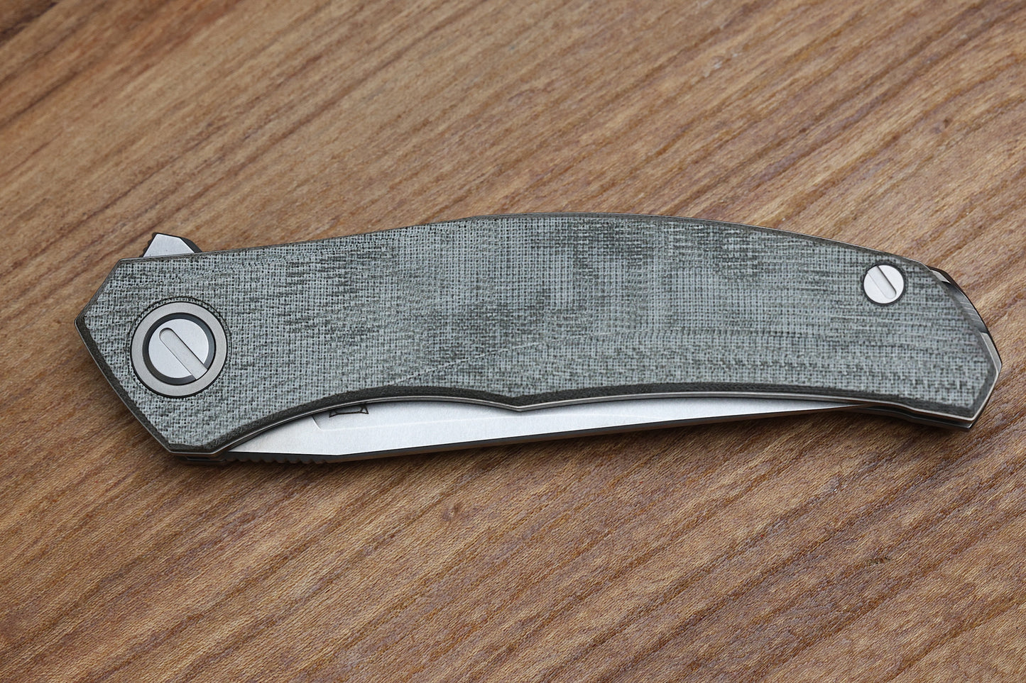 SHIROGOROV URSUS Q95 - GREEN MICARTA HANDLE - ELMAX BLADE - MRBS
